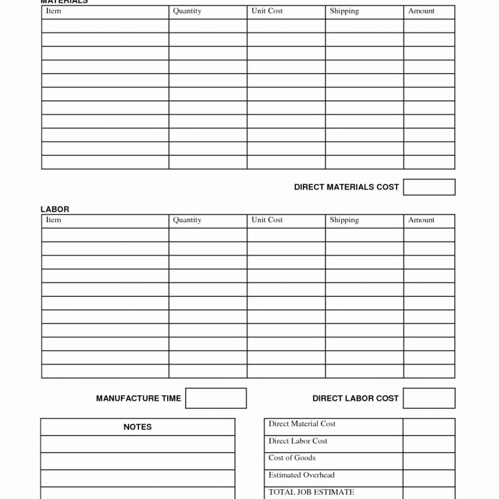 28 Free Estimate Template Forms [Construction, Repair Throughout Deck