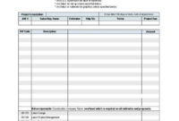 Estimating Spreadsheet Template — Db Excel With Fresh Software Project Estimate Template