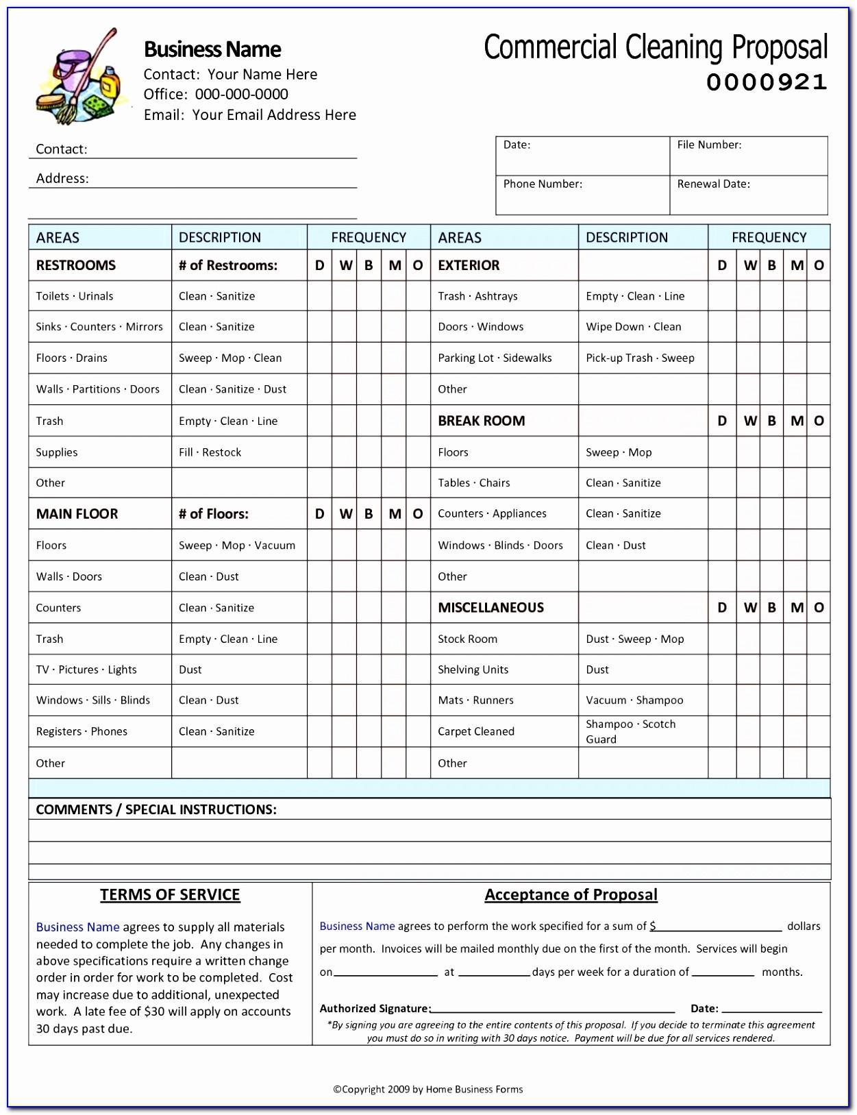 Free Cleaning Estimate Forms Form : Resume Examples # In Carpet Cleaning Estimate Template