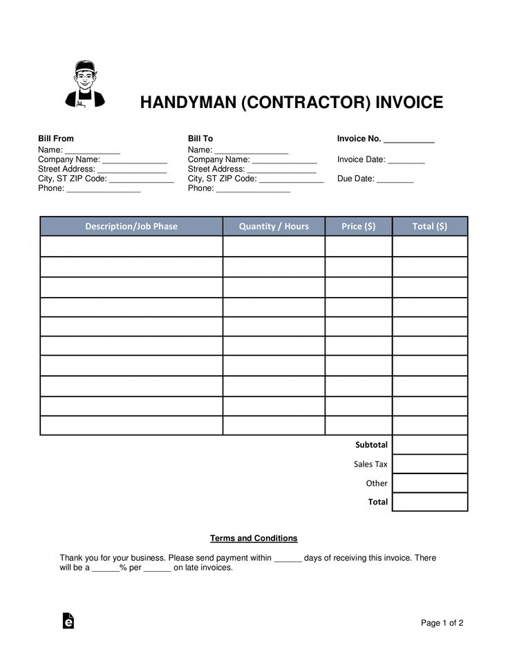 Get Our Image Of Handyman Work Order Template For Free Inside Handyman Estimate Template