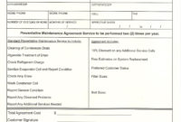 Maintenance Agreement Thompson&amp;#039;S Air Conditioning | Port With New Air Conditioning Estimate Template