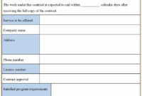 New Construction Bid Form Template In 2020 | Proposal In Amazing Proposal Estimate Template