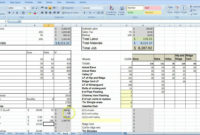 Software Estimation Spreadsheet In Software Cost With Regard To Software Project Estimate Template