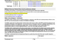 Subcontractor Bid Form Kinis Rsd7 Org With Proposal Estimate Template