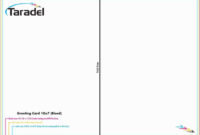 002 Quarter Fold Card Template Photoshop Indesign Greeting with Blank Quarter Fold Card Template