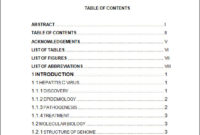 10+ Free Table Of Content Templates – Pdf, Word, Excel in Blank Table Of Contents Template Pdf