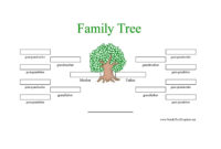 12 Generation Family Tree Sample | Generations Family Tree with regard to Blank Family Tree Template 3 Generations