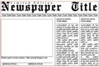 20 Old Paper Template For Word Images – Old Scroll Paper with regard to Blank Newspaper Template For Word