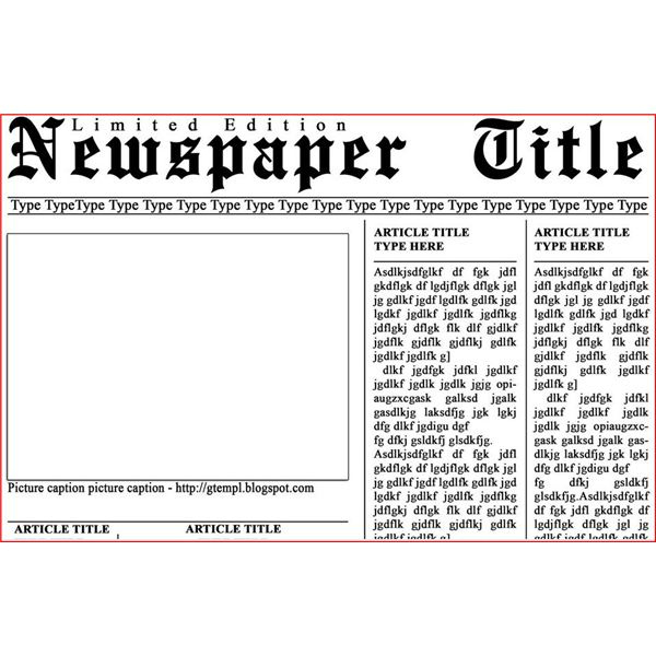 20 Old Paper Template For Word Images - Old Scroll Paper with regard to Blank Newspaper Template For Word