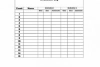 58 Medication List Templates For Any Patient [Word, Excel with regard to Blank Medication List Templates