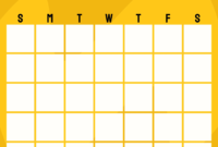 7 Best Kindergarten Monthly Calendar Printable pertaining to Blank Calander Template