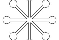 8 Free Printable Large Snowflake Templates In 2021 with Blank Snowflake Template