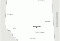 Alberta: Free Map, Free Blank Map, Free Outline Map, Free with Blank City Map Template