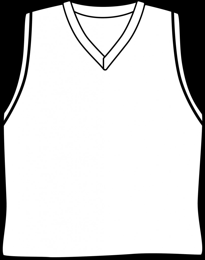 Basketball Jersey Drawing At Getdrawings | Free Download regarding Blank Basketball Uniform Template