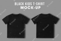 Black T Shirt Mockup Front And Back Free – Ghana Tips within Blank Black Hoodie Template
