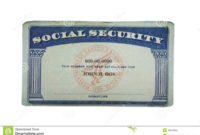 Blank Card Stock Photo. Image Of Financial, Card, Social within Blank Social Security Card Template Download