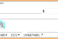 Blank Check Template | Check Template, Blank Check pertaining to Fun Blank Cheque Template