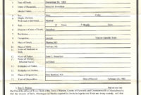Blank Death Certificates regarding Blank Autopsy Report Template