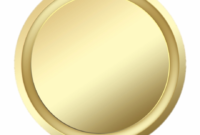 Blank Golden Seal – Circle | Transparent Png Download intended for Blank Seal Template