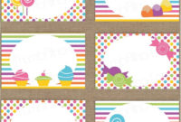 Blank Labels | Candyland, Cards, Candyland Birthday intended for Blank Candyland Template