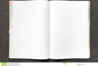 Blank Magazine Stock Photo. Image Of Newspaper, Gray for Blank Magazine Spread Template