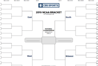 Blank March Madness Bracket Template | Templates Example for Blank March Madness Bracket Template