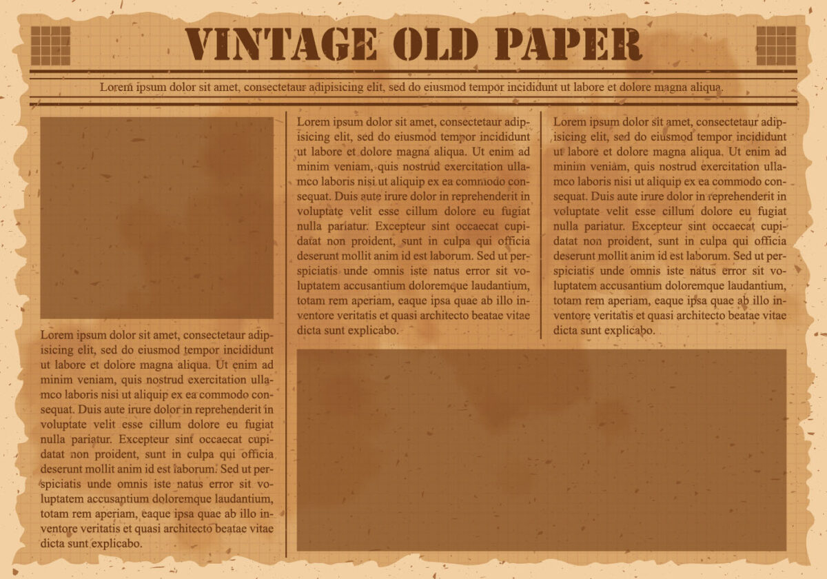 Blank Old Newspaper Template - Professional Format Templates regarding Old Blank Newspaper Template