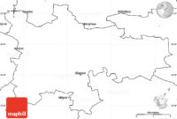 Blank Simple Map Of City Of Glasgow inside Blank City Map Template