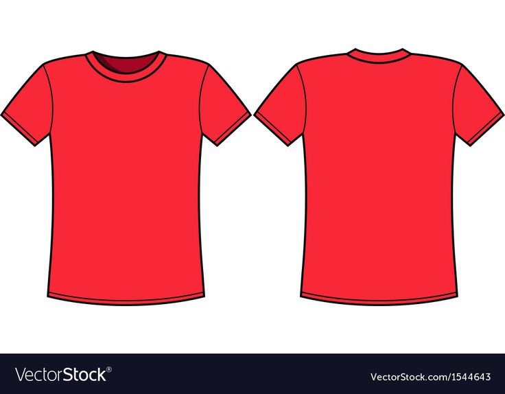 Blank T-Shirt Template. Front And Back. Download A Free intended for Blank Tshirt Template Pdf