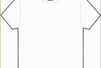 Blank Tshirt Template Pdf New Ausgezeichnet T Shirt pertaining to Printable Blank Tshirt Template