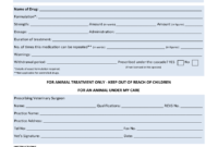 Bva Prescription Form – Fill Online, Printable, Fillable with Blank Prescription Form Template