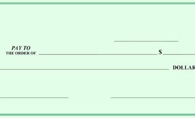 Check Printing Template Word Best Of Big Checks with Fun Blank Cheque Template