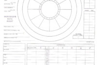 Color Wheel Worksheet | Blank With Data And Worksheet 2 in Blank Performance Profile Wheel Template