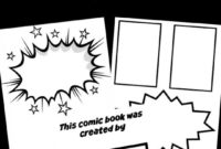 Cool Comic Book Templates For Kids | Comic Book Template within Printable Blank Comic Strip Template For Kids