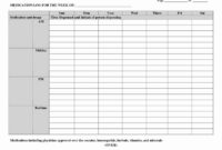 Daily Medication Schedule Template Inspirational Download in Blank Medication List Templates