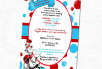 Dr. Seuss, Cat In The Hat 2, Baby Shower Invitation intended for Blank Cat In The Hat Template