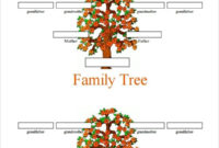 Free 6+ Sample 3 Generation Family Tree Templates In Ms regarding Blank Family Tree Template 3 Generations