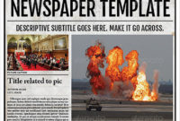 Free 9+ Sample Old Newspaper Templates In Pdf | Psd | Ms Word inside Old Blank Newspaper Template
