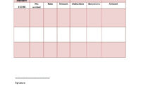 Free Paycheck Stub Templates (Blank, Weekly, Word, Excel in Blank Pay Stubs Template