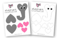 Free Printable Heart Elephant Craft For Kids – Simple Mom with regard to Blank Elephant Template