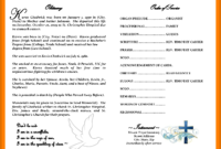 Free Printable Obituary – Free Printable with regard to Fill In The Blank Obituary Template