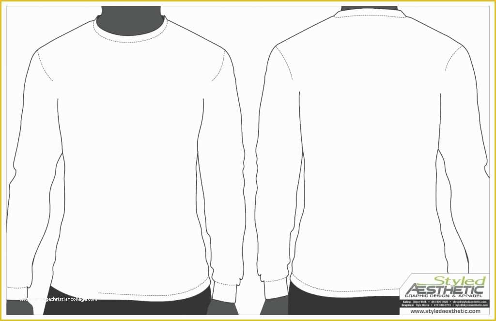 Free T Shirt Template Of Blank Long Sleeve Shirt Template with Blank Tshirt Template Pdf