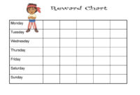 How To Download Free Chart For Monday-Friday | Get Your with Blank Reward Chart Template