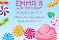 Image Result For Candyland Colors | Candyland Invitations with regard to Blank Candyland Template