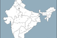 India Free Map, Free Blank Map, Free Outline Map, Free intended for Blank City Map Template