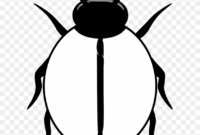 Ladybug Clipart Blank – Black And White Ladybird – Free pertaining to Blank Ladybug Template