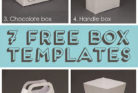 Miss Printables: Blank Box Templates – Freebie! regarding Blank Packaging Templates