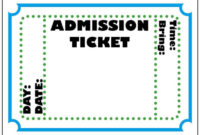 Mormon Share } Admission Ticket | Colossal Coaster World pertaining to Blank Admission Ticket Template