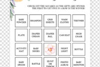 Oriental Trading Company Baby Shower Word Scramble Game for Blank Bingo Card Template Microsoft Word