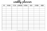 Página 1 De 1 | School Timetable, School Study Tips regarding Blank Revision Timetable Template